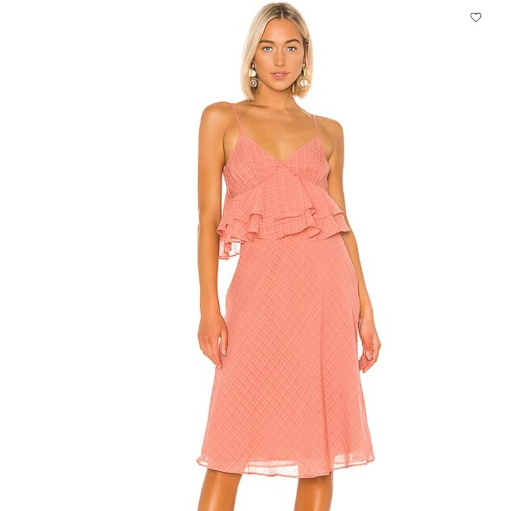 Nwt House Of Harlow 1960 Nelia Midi Dress Size Xxs